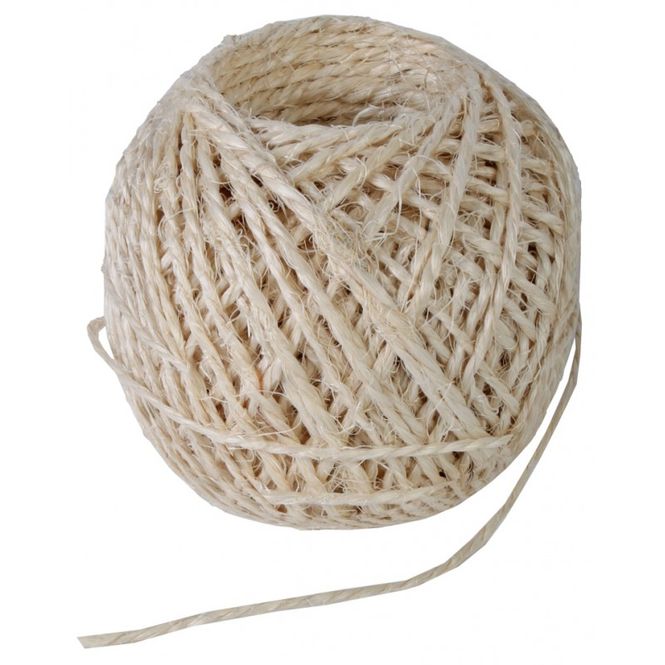 Hovedbilde Sisal Rope - Ivory - Hel rull - 25 meter