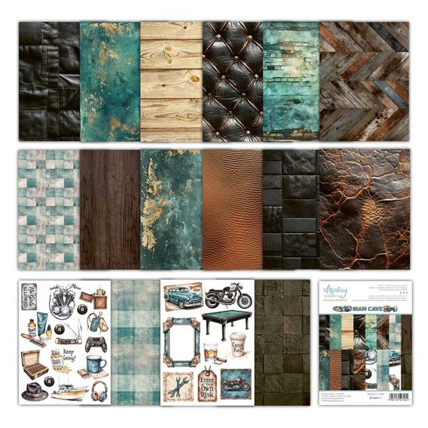 Mintay - MAN - 6x8 Add on Paper Pack - Man Cave