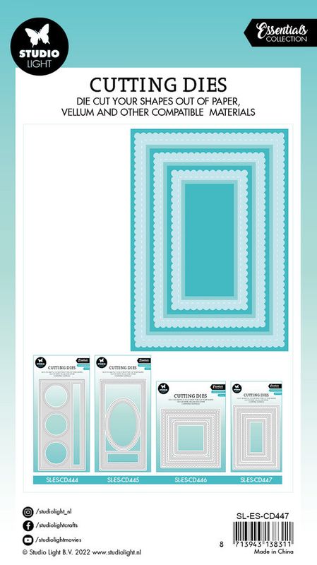 Studio Light - Dies - CD447 - Essential- Passe Partout Rectangle