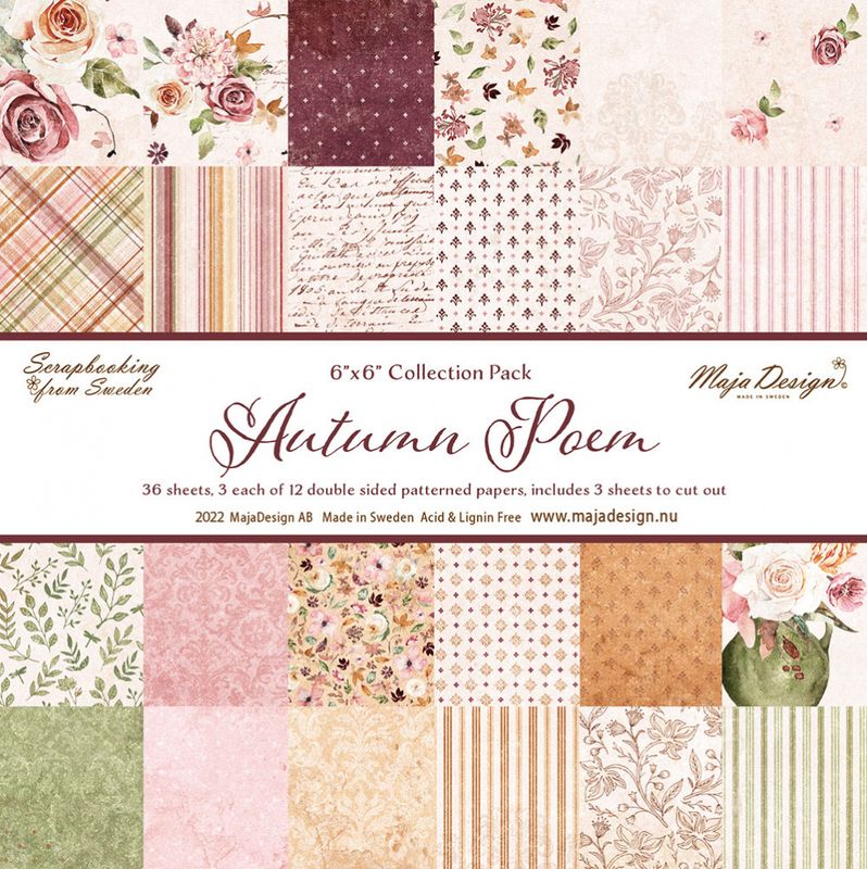Maja Design - 1280 - Autumn Poem - 6x6 Paper Pack
