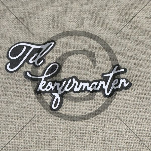Papirdesign Dies PD 01353 - Til konfirmanten 2