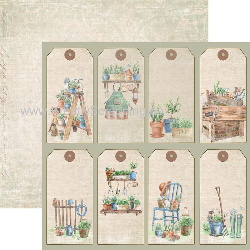 Reprint - 6x6 - RPP083 - The Gardener Paper Pack