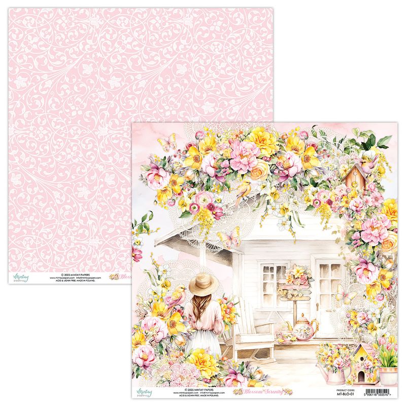 Mintay - BLO - 12x12 - Blossom Serenity - 01