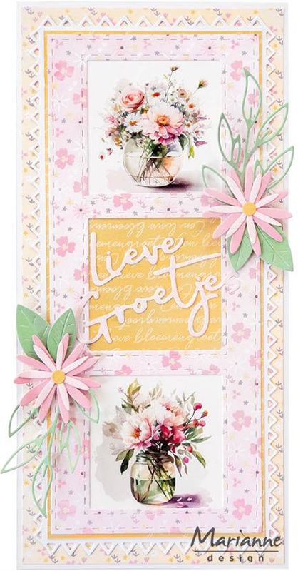 Marianne Design - Klippeark VK9607 - Flower circles