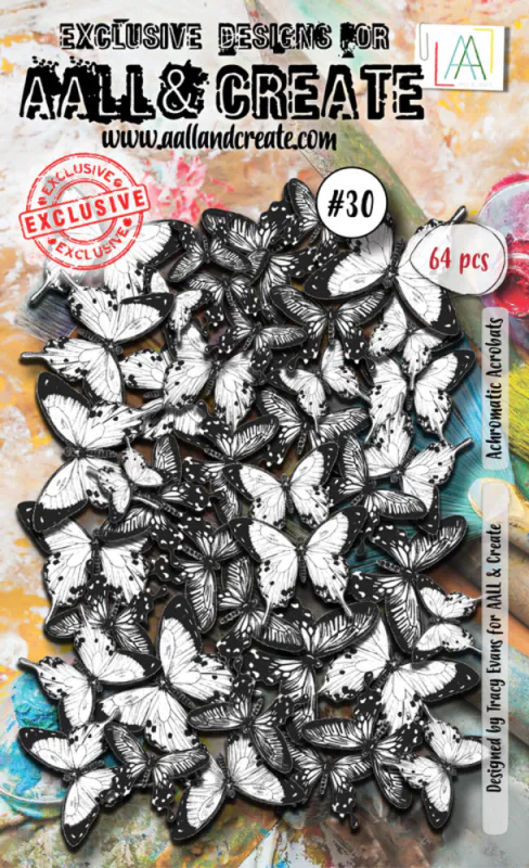 AALL & Create - Ephemera Die-cuts - #30 - Achromatic Acrobats
