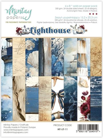 Hovedbilde Mintay - LIT - 6x8 Add on Paper Pack - Lighthouse