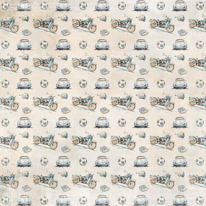 Hovedbilde Reprint - 12x12 - RP0631 - Guys - Cars & Bikes