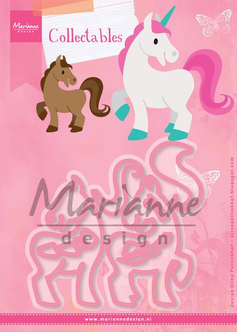 Hovedbilde Marianne Design - COL1408 - Collectable dies - Horse & unicorn