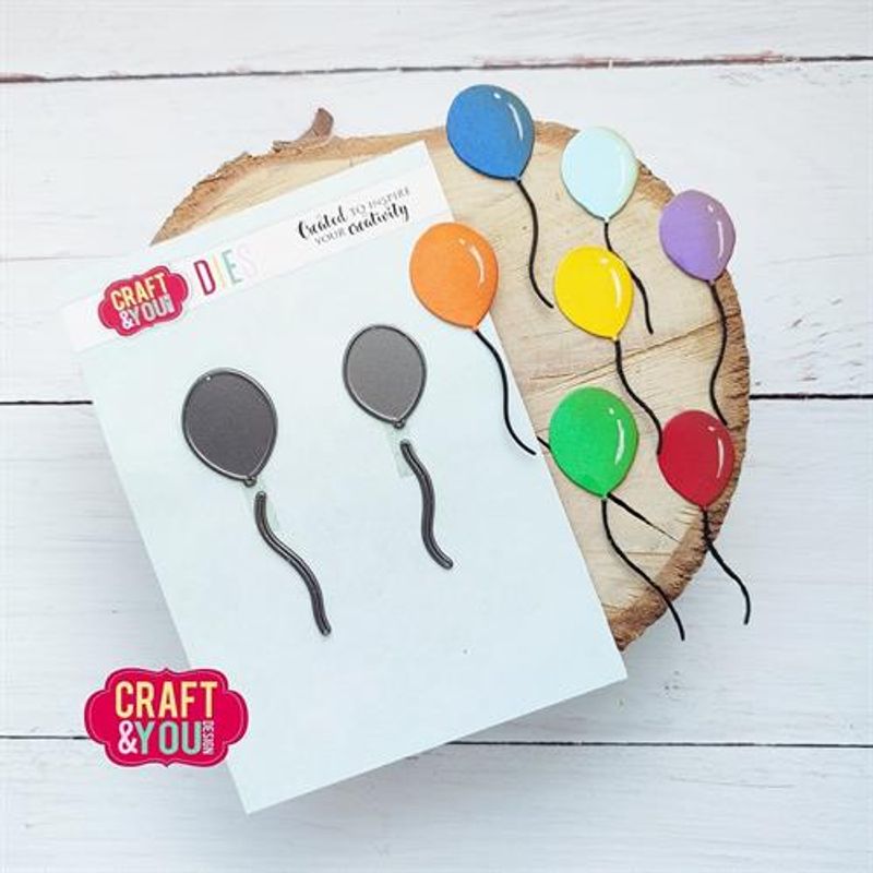 Craft & You - Dies - CW287 - Balloons