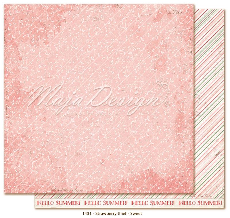 Maja Design - 1445 - Strawberry thief - 6x6 Paper Pack