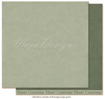 Maja - 1384 - Monochromes - Shades of Nostalgia - Sage green * NB! Brett skade oppe h&oslash;yre hj&oslash;rne *