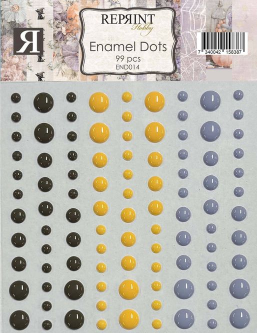 Hovedbilde Reprint -  Enamel Dots - END014 - Enchanted Halloween - 99 stk