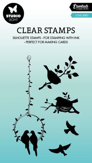 Hovedbilde  Studio Light - 385 - Essentials Clear Stamps - Love Bird 