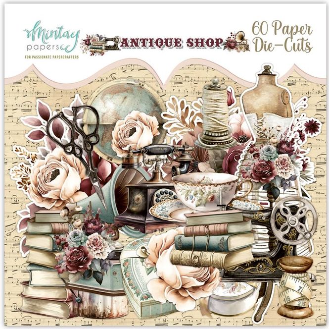 Hovedbilde Mintay - ANT - Antique Shop - Paper Die-Cuts - 60 pcs