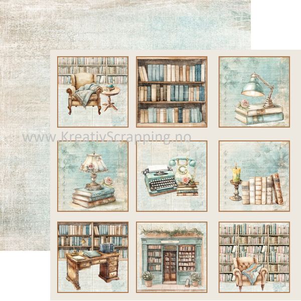 Reprint - 6x6 - RPP105 - The Bookshop - Paper Pack