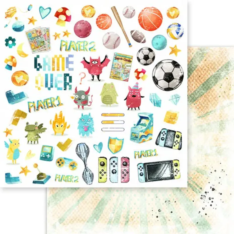 Memory Place - Super Awesome - 12x12 Paper Pack
