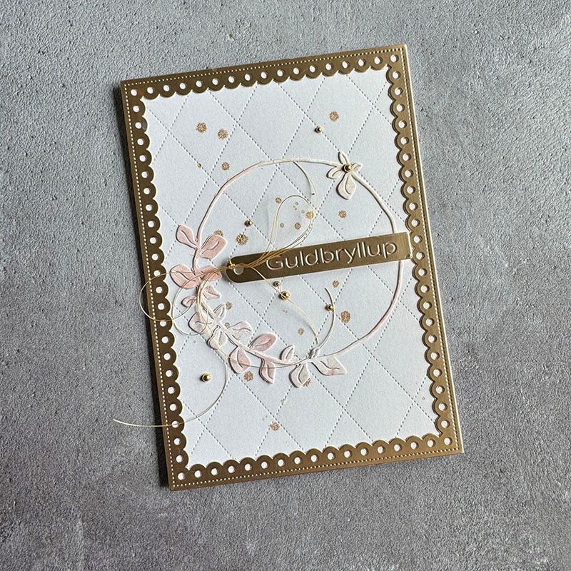 Simple and basic - Dies - SBD439 - Inner Scallop - Rectangle A6