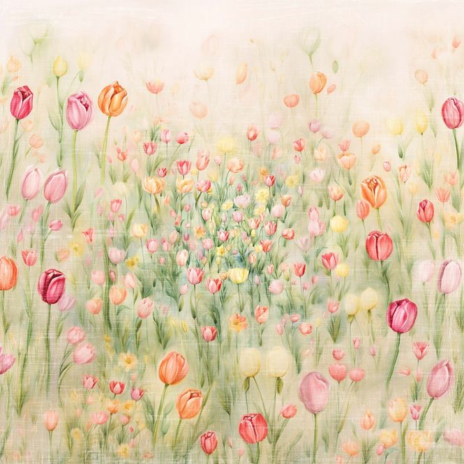 Hovedbilde Reprint - 12x12 - RP0622 - Easter - Tulips