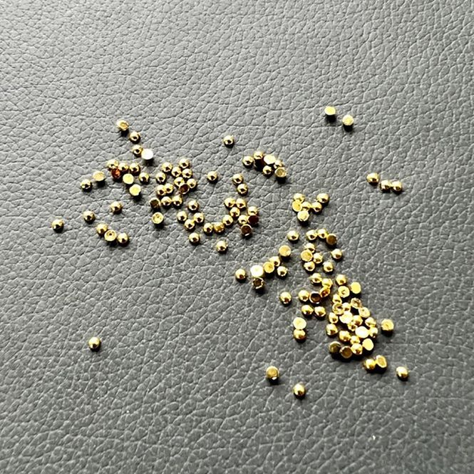 Hovedbilde Simple and Basic - SBA502 - Halvperler - 2mm - Polished Gold