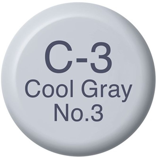 Hovedbilde Copic - Ink Refill - 12 ml - C3 - Cool Gray No.3