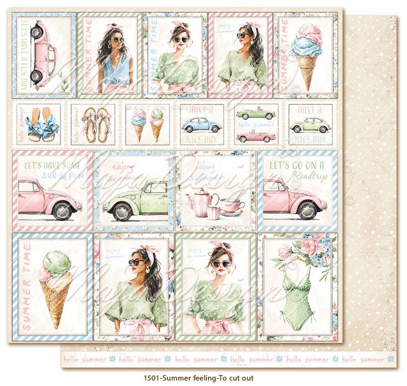 Maja Design - 1509 - Summer Feeling - 6x6 Paper Pack