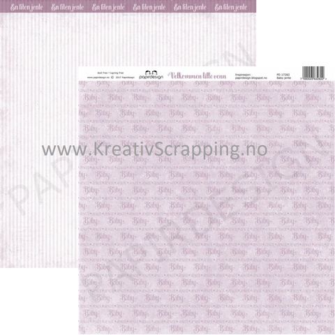 Hovedbilde Papirdesign - PD17282 - Velkommen lille venn - Baby jente
