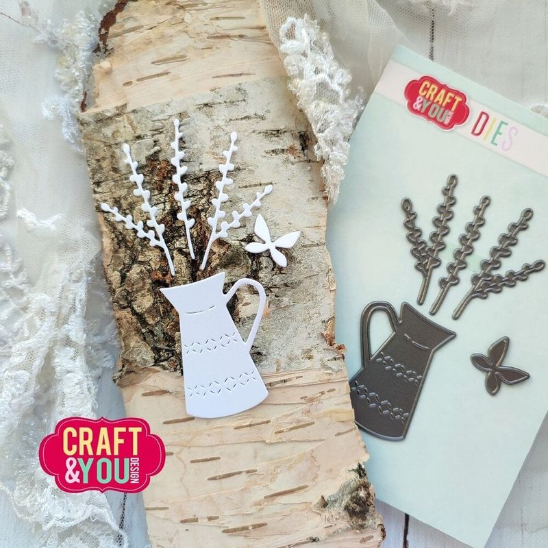 Craft & You - Dies - CW272 - Spring Jug