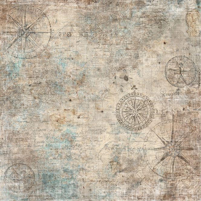 Hovedbilde Reprint - 12x12 - RP0732 - Masculine Moments - Old Map