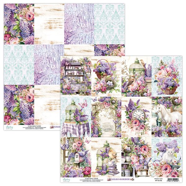Mintay - LIL - 12x12 - Lilac Garden - 06 Picture sheet