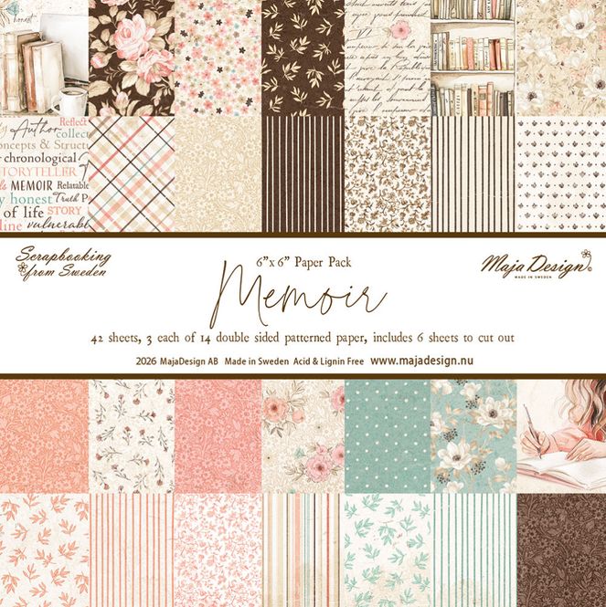 Hovedbilde Maja Design - 1491 - Memoir - 6x6 Paper Pack