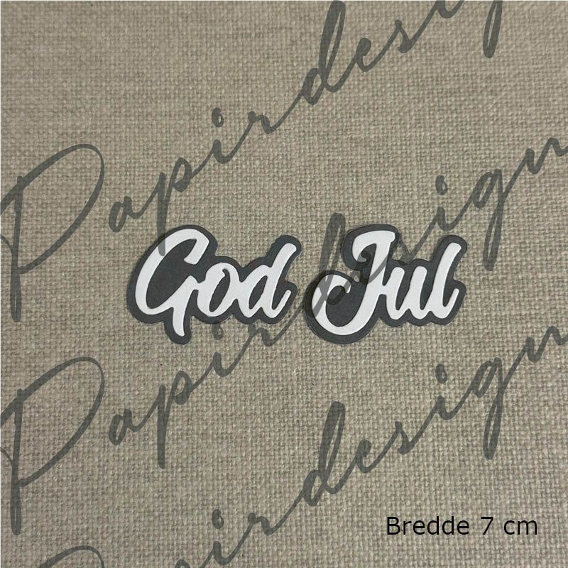 Papirdesign - Dies - PD 1675 - God jul 35