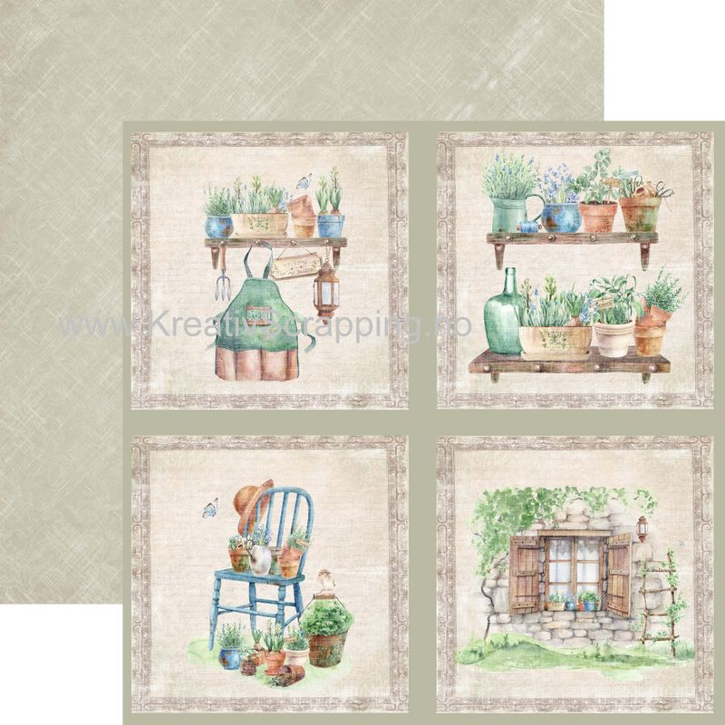 Reprint - 6x6 - RPP083 - The Gardener Paper Pack