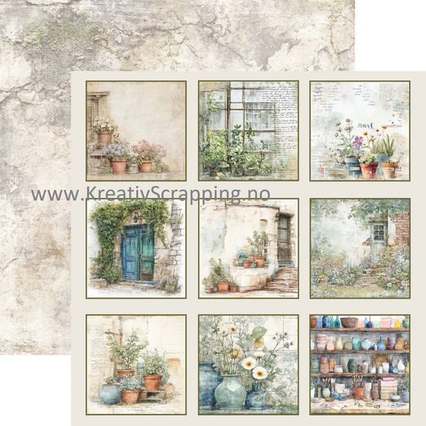 Reprint - 12x12 - CRP101 - The Pottery - Paper Pack