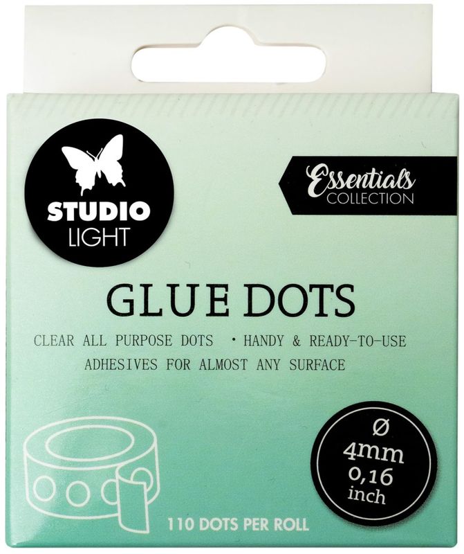 Studio Light - Glue Dots / Sticky Dots - 4 mm - 110 stk