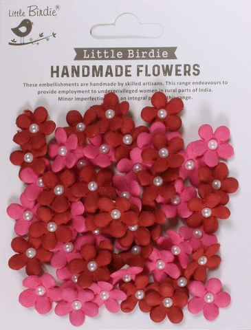 Hovedbilde Little Birdie - Handmade Flowers - Janice - Poppies And Roses - 50 stk