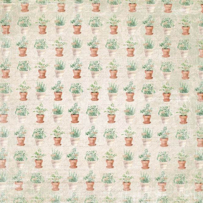 Hovedbilde Reprint - 12x12 - RP0583 - The Gardener - Herbs